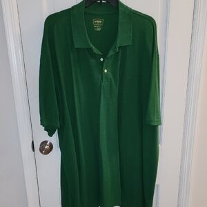 The Foundry Supply Co Green Polo Shirt Relaxed Fit Shirt